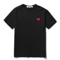 C050 black red heart