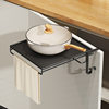 Kitchen Storage Rack Foldable Table Board Cabinet Door Hanger Hanging Countertop Cabinet Extension Bathroom Storage Rack
