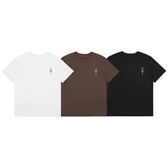 American Style Trendy Brand Travis Scott Cactus Jack Letter Printed Men's and Women's Loose Short-sleeved T-shirt Pure Cotton