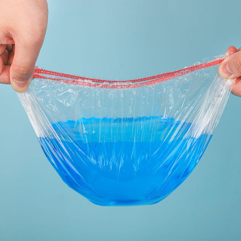 [Disposable color three-color preservation cover] food grade PE material color tear-free plastic wrap cover thickened anti-odor