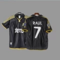 1999-00 UEFA Champions League Winner Real Madrid Away with #7 Raul + Patch
