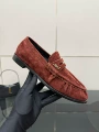 Brown-red leather