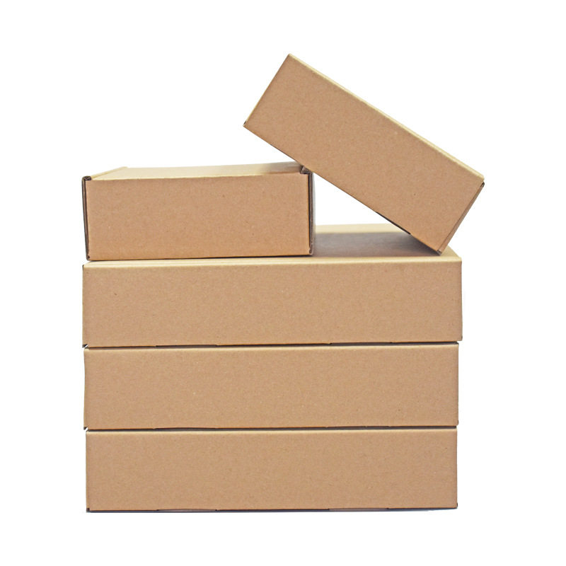 Factory wholesale in stock packing carton width 16cm packing box rectangular three-layer flying machine box corrugated carton