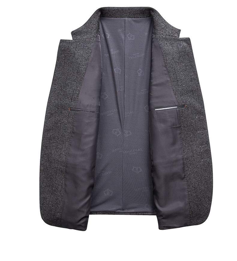 Áo vest nam cổ đứng dáng ôm phong cách thanh lịch — Màu xám