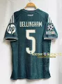 2627 real madrid away customized no. 5 star + champions league armband
