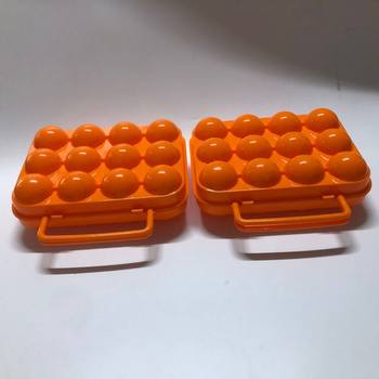 Egg Box Plastic Egg Storage Box Outdoor Egg Grid Refrigerator Storage Egg Grid Kitchen Fresh Egg Tray