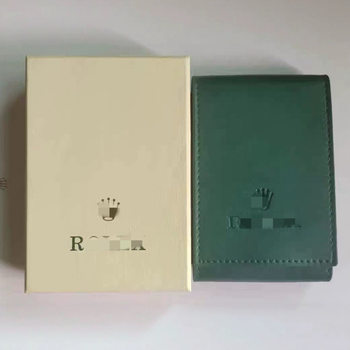 Foreign Trade Ready-Made Rolex Portable Watch Box Green Portable Box Rolex Portable Watch Box High-End Deerskin Velvet Watch Box