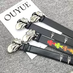 Chrome hearts Belt Rolling Stones Tongue