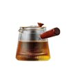 Side-Handle Glass Teapot, High Temperature Resistant and Thickened, Household Electric Ceramic Stove, Heat-Resistant Filter Tea Set, Tea Set