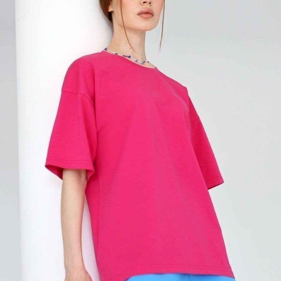 Womens Loose Fit Solid Color T Shirt 100 Cotton Short Sleeve Versatile Style Spring Summer Collection Wholesale