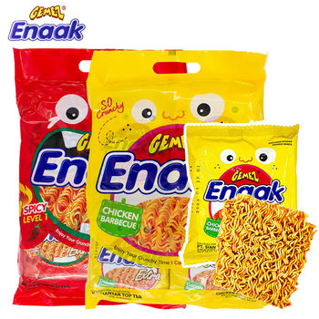GEMEZ Indonesia imported enaak chicken noodles crispy noodles dry noodles whole box net red snacks snack snack food
