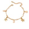 2024 Europe and the United States cross-border trend starfish shell bracelet beach resort wind ocean wind jewelry factory direct Qingdao
