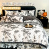 Winter Thickened and Fleece-Lined Four-Piece Bedding Set, Milk Coral Fleece Flannel Bed Skirt Three-Piece Set, Bed Sheet and Bed Skirt Single Piece