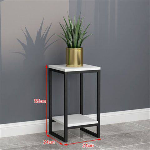 室内多层置物架北欧铁艺花架软装客厅简约架金色落地盆景装饰bjs