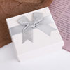 White butterfly necklace box ring earrings jewelry box 9*9 heaven and earth cover jewelry box spot wholesale