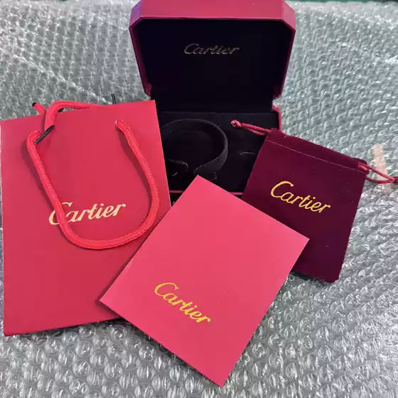 Cartier Bracelet Gift Box Packaging Bag Light Luxury Series Packaging Box Factory Direct