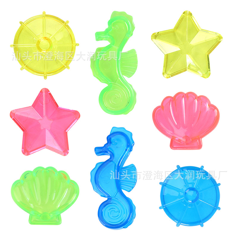 跨境亚马逊戏水潜水玩具儿童游泳池寻宝潜水鱼雷水环钻石套装玩具