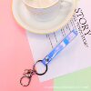 Popular Soft Pvc Color-Changing Material Keychain Lanyard Keychain Accessories Student Bag Pendant Wholesale