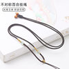 Asymmetric pendant rope simple hand-woven string hanging neck rope gold jade pendant buckle men's and women's necklace rope wholesale