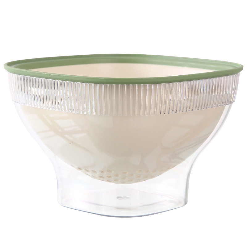 High-Quality Fruit Tray, Kitchen Vegetable Washing Basket, Double-Layer Vegetable Washing and Draining Basket