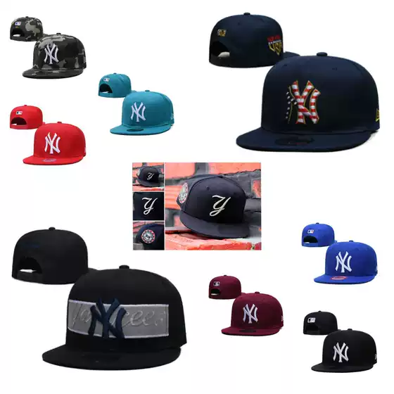 New York Yankees Hat Ny North American Professional Baseball League Baseball Cap Adjustable Flat-Brim Hat American Hip-Hop Hat