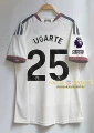 2627 manchester united away custom jersey #25 with league captain's armband