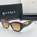 811 xintong style tortoise shell gold-single glasses