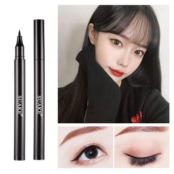 Su Ange Eyeliner with Cool Black and Smooth Quick-drying Eyeliner Long-lasting Waterproof Easy-to-faint Eyeliner Anti-sweat Eyeliner for Women