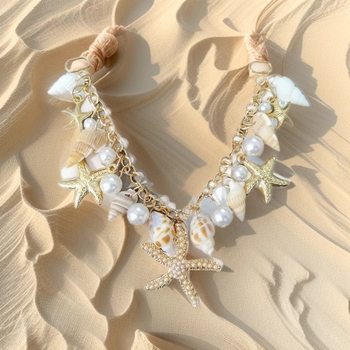 Wholesale Slippers Sandals Decorative Shoe Chain Summer New Fashion Bohemian Style Flip Flops Shoe Chain Accessories