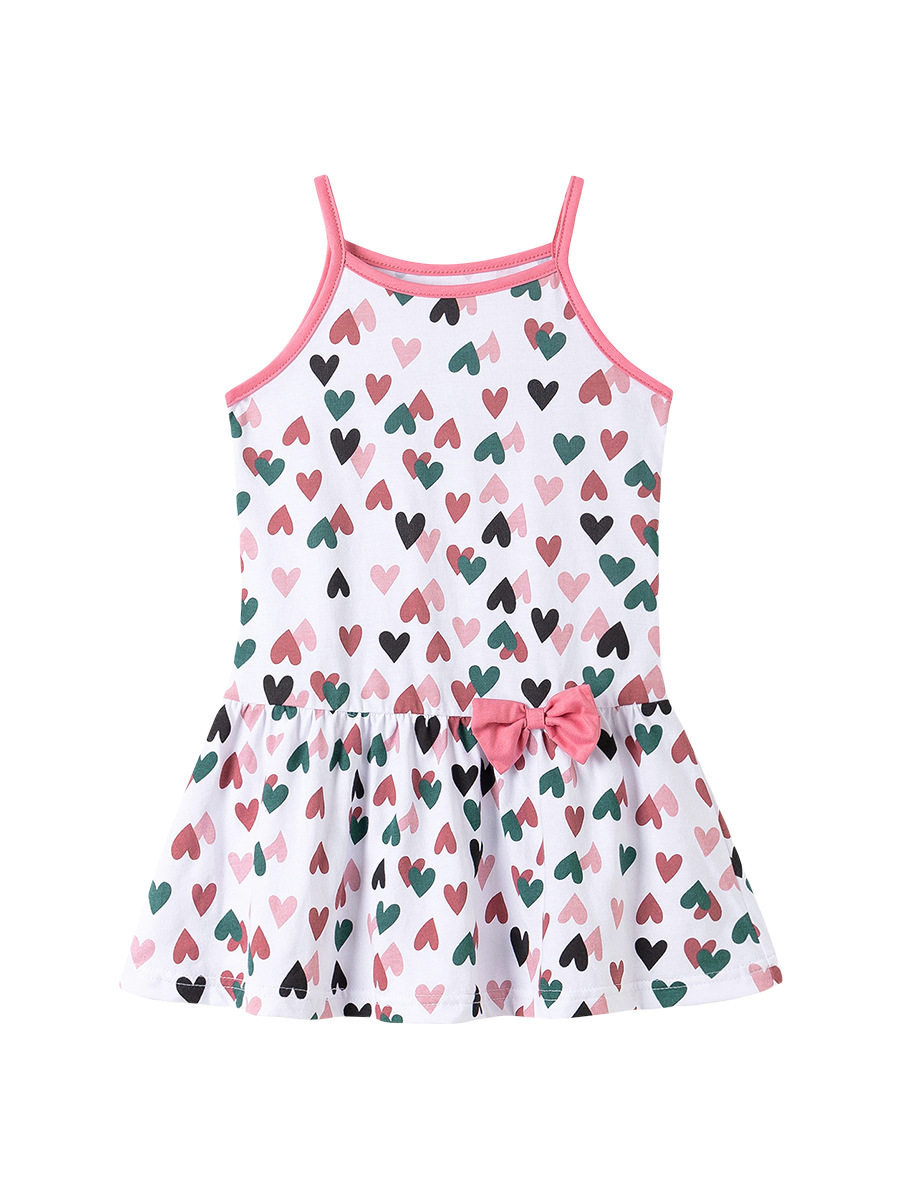 Gaun selempang anak perempuan musim panas, gaun anak gaya, gaun bayi lucu