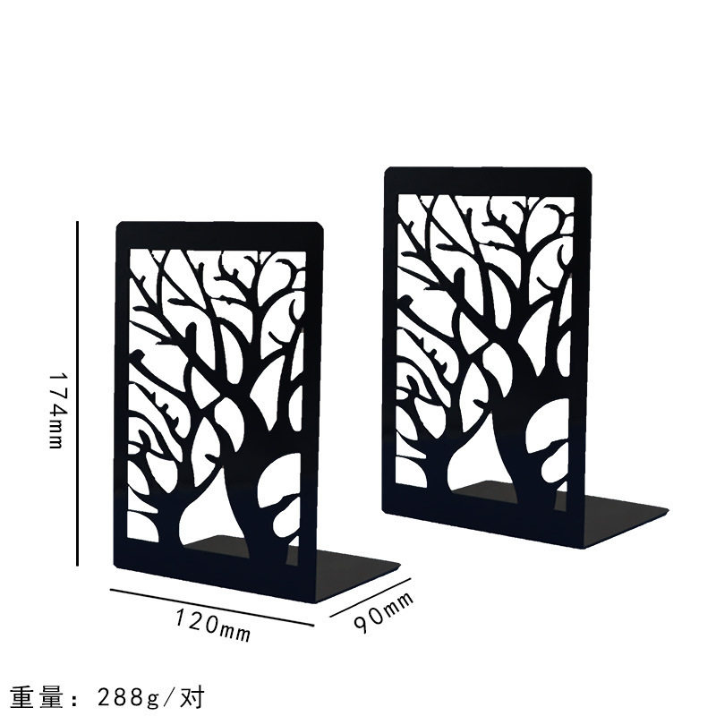 Spot Internet Red Creative Retro Learning and Reading Rack Stationery Set Book Stand Metal Book Holder Book Holder Board Desktop Ornaments