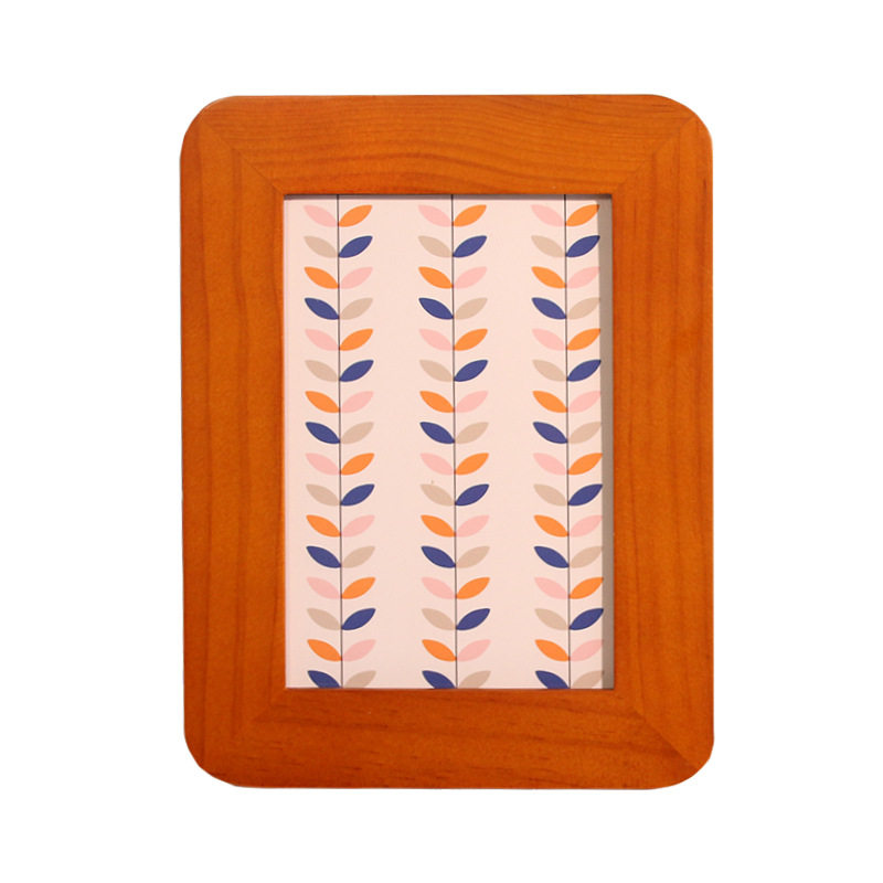 Photo Frame Rounded Corner Photo Frame Walnut Color Solid Wood Photo Frame Pine Wood Photo Frame 6inch Photo Frame 7inch Photo Frame A4 Photo Frame