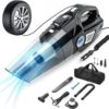 Car wireless vacuum cleaner air pump four-in-one digital display 120W high-power multi-function vacuum cleaner inflatable all-in-one machine