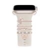 Crystal Diamond Gemstone Watch Strap Ring Accessories Suitable for Apple 9/10 Generation & Xiaomi Women's Watch Strap Accessories Niche Design