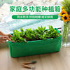 Film-coated Planting Box Special Vegetable Pot for Family Balcony Vegetable Planting Artifact Top Rectangular Flower Pot Extra Large Flower Box