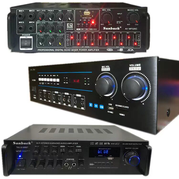 Shanshui Rated 500W High-Power Home Amplifier Five-Channel Amplifier High Karaoke Amplifier Built-In Bluetooth