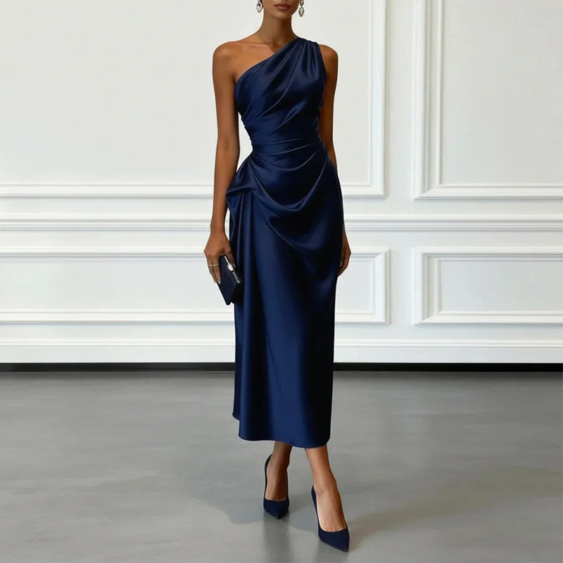 Elegant Off Shoulder Evening Dress Summer Collection Sexy Style Comfortable Fabric Perfect for Parties and Special