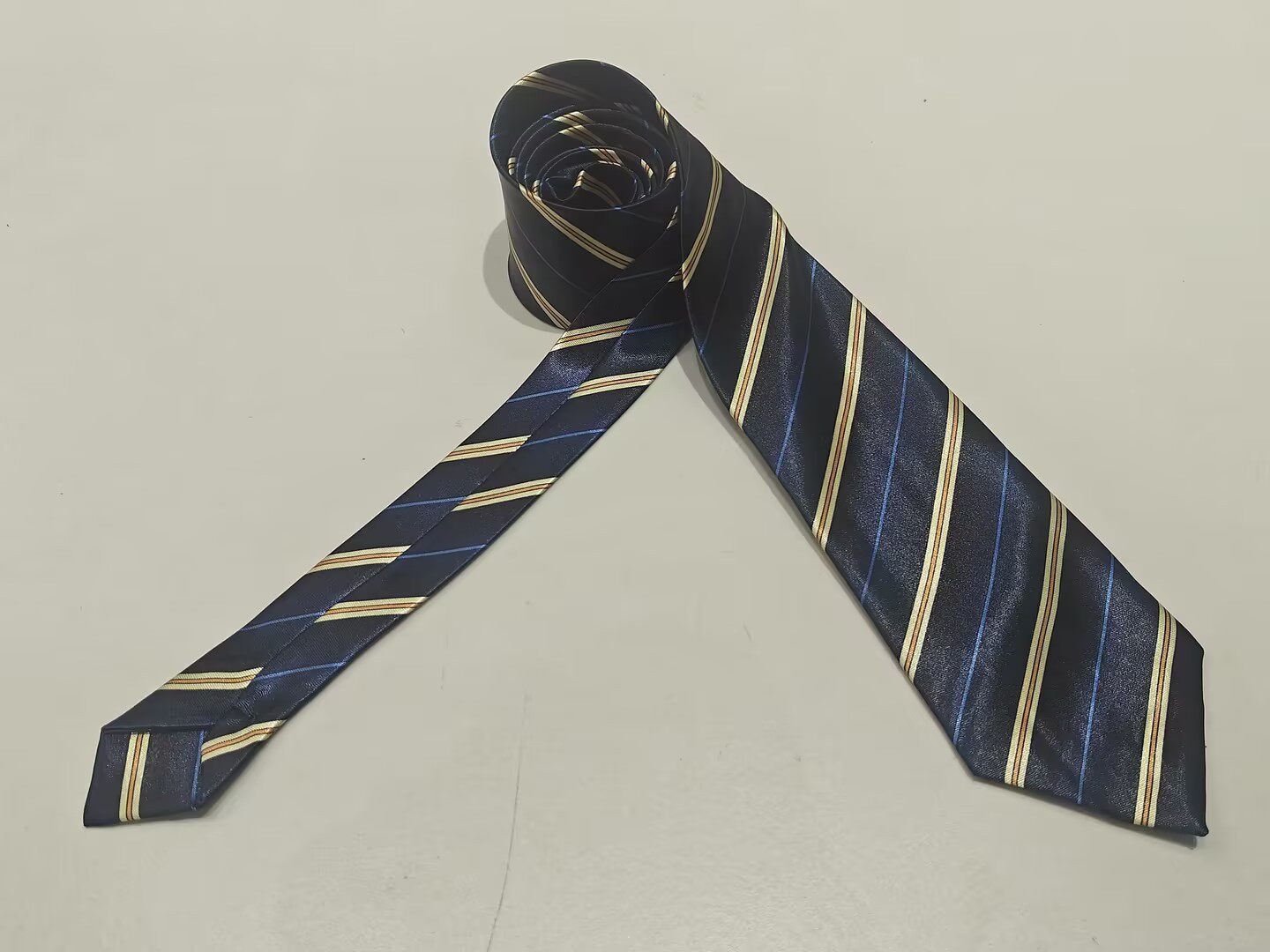 イエローツイルインクブルーネクタイ - 約154cm