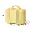 Factory Direct Supply 14inch Small Suitcase Hand-Held Cosmetic Case with Optional Password Lock Luggage Gift Box Travel Case