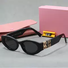 European and American m Letter Cat-Eye Sunglasses High-End Fashion Street Photography Sunglasses Women's Cross-Border Sun Protection Trendyy Sunglasses