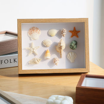 Hollow 5cm 3cm table photo frame dried flower shell storage 10 framed children's three-dimensional outer frame 8-inch 6-inch a4