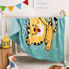 Children's Blanket Summer Thin Single Layer Cartoon Baby Coral Fleece Cover Blanket Baby Bed Sheet Kindergarten Nap Blanket Wholesale