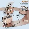 Rose gold suitcase headphone case