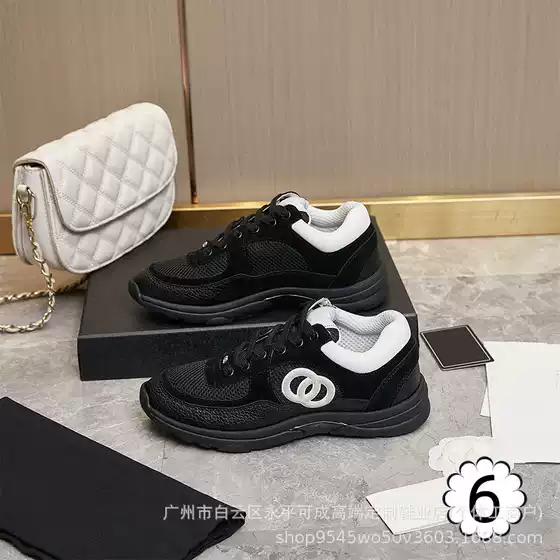 2025 New Style Small Fragrant Lace-Up Genuine Leather Color Matching Sports Shoes Canvas Running Shoes Couples Heightening Versatile Yoga Shoes