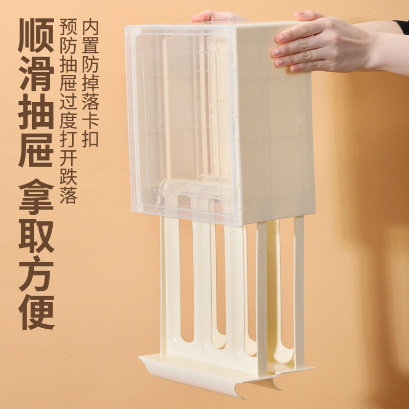 Food-Grade Egg Storage Box for Refrigerator, Household Egg Tray, Double-Layer Drawer-Type Egg Preservation Box, Kitchen Organization Tool