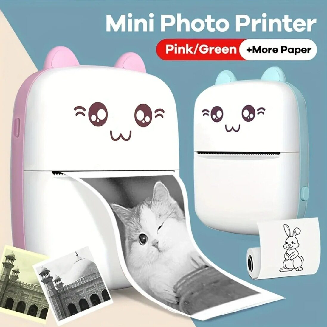 C9 mini label photo wireless connection printing small portable thermal printer Mini Printer