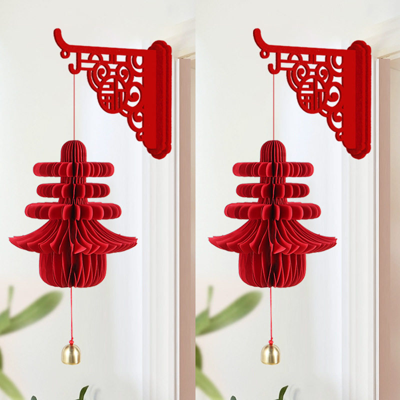 2026新年装饰用品过年壁挂灯笼中式马年客厅场景布置春节装饰挂件