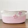 Woven Storage Basket Snacks Headphones Cosmetics Storage Desk Coffee Table Storage