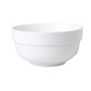 Simple Rice Soup Bowl Set for Home Use, Japanese-Style Pure White High-Temperature Resistant Ceramic Bowls