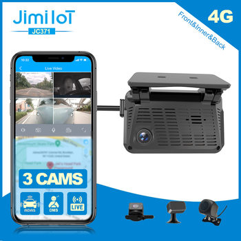 Jimmy Factory Direct Sales Jc371 Intelligent Driving Recorder Front and Rear Dual Lens Car Gps Driving Behavior